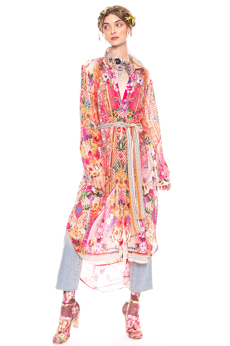 bohemian peach dress Aratta Clothing Goddess Shirt-Dress in Bohemian Style E – Missouri Bluffs 9 Shoes to Wear Bottom Size:42x30 recomatic-women Puff Sleeve Boho Tiered