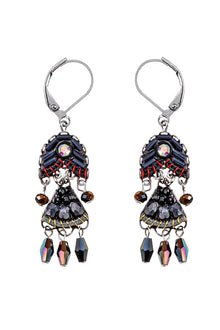  Ayala Bar Utswala Earrings on Wire Black Forest Collection C2030H