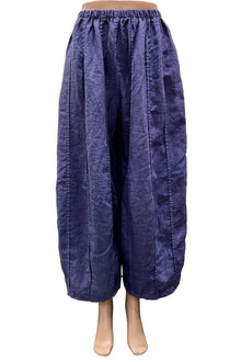  Bodil Linen Seamed Pant in Violet Style GB1864-VIOLET