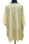 Cotton Lani One Size Elbow Sleeve V Tunic in Buttercup Style J715