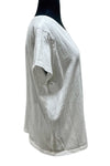 Cotton Lani Short Sleeve Tee in White Style J145