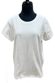  Cotton Lani Short Sleeve Tee in White Style J145