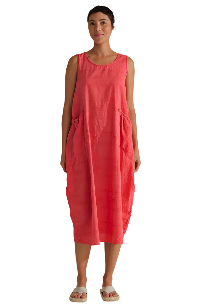 cut loose dress Cut Loose. Relaxed Cap Sleeve Dress In Morning Glory Hanky Linen. #4021126. (Special Order). | Forget Me Not