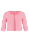 Dolcezza Essential Basics Pink Knit Cardigan Style 24503