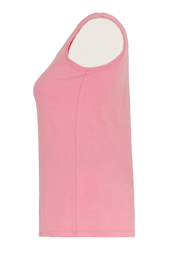 Dolcezza Essential Basics Pink Tank Knit Pullover Style 24502