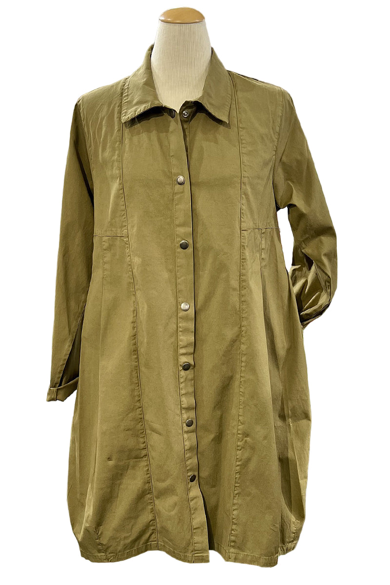 Eleven Stitch Design by Gerties Darted Coat in Teak Small / Teak