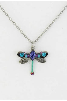  Firefly Petite Dragonfly Pendent in Teal 8381-TEAL