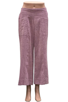  Ivy Jane Linen Slouch Pocket Pant in Lilac - Style 250024