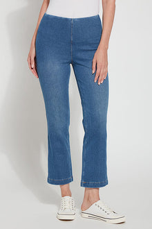  Lysse Ankle Baby Bootcut  Denims in Mid Wash