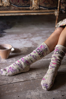 Magnolia Pearl Floral Love Big Dipper Socks in Frida - SOCKS091-FRIDA