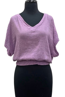  Oh My Gauze Romane Top in Orchid