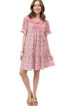 Uncle Frank By Ivy Jane Pretty in Pink Dress in Pink Style 74559