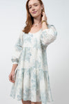 Uncle Frank By Ivy Jane Eyelet Roses Dress in Blue