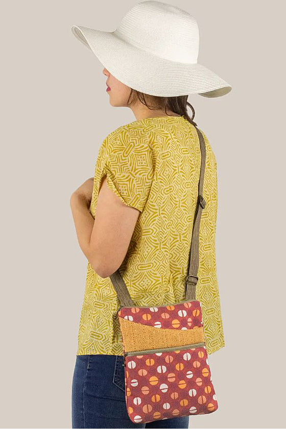 Maruca Designs Pocket Bag Mid-Sized Crossbody in Pod Denim 297-906