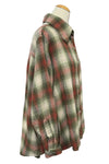 Betty Hadikusumo W H Crop Shirt in Green and Red Plaid