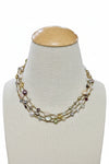 Andrea Barnett Gemstones & Freshwater Pearls on African Heishi Beads 7-MLT-PRL