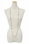 Andrea Barnett Gemstones & Freshwater Pearls on African Heishi Beads 7-MLT-PRL