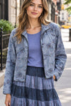Anu by Natural Fashions Bomber Jacket in Midnight Style 21237