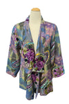 Anu by Natural Fashions Embroidered Jacket in Pulsar Style 21351