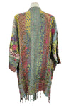 Anu by Natural Fashions Embroidered Wool Duster in Center Piece