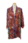 Anu by Natural Fashions Embroidered Wool Duster in Corinth Style 15873