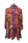 Anu by Natural Fashions Embroidered Wool Duster in Corinth Style 15873