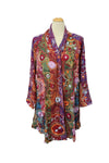 Anu by Natural Fashions Embroidered Wool Duster in Corinth Style 15873