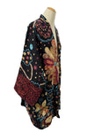 Anu by Natural Fashions Embroidered Wool Duster in Versailles