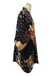 Anu by Natural Fashions Embroidered Wool Duster in Versailles