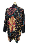 Anu by Natural Fashions Embroidered Wool Duster in Versailles