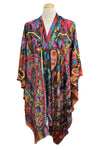 Anu by Natural Fashions Hanging Garden Embroidered Wool Ruana