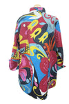 Anu by Natural Fashions Reversable Quilted Jacket in Artdeco