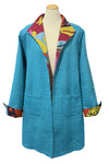 Anu by Natural Fashions Reversable Quilted Jacket in Artdeco