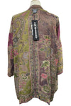 Anu by Natural Fashions Reversible Rayon Duster in Olive