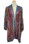 Anu by Natural Fashions Reversible Rayon Duster in Passion Fruit