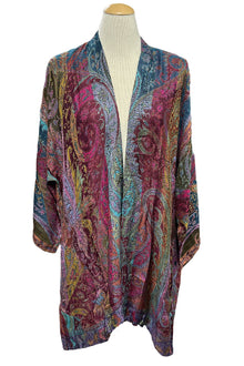  Anu by Natural Fashions Reversible Rayon Duster in Passion Fruit