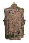 Anu by Natural Fashions Reversible Rayon Vest in Olive