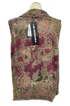 Anu by Natural Fashions Reversible Rayon Vest in Olive