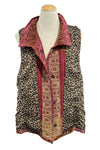 Anu by Natural Fashions Reversible Wool Vest in Paris