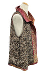 Anu by Natural Fashions Reversible Wool Vest in Paris