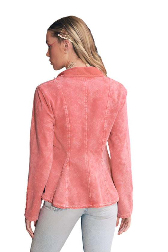 Aratta Clothing Colonel Jacket in Rose ED23J638