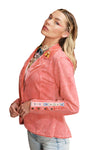 Aratta Clothing Colonel Jacket in Rose ED23J638