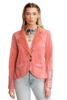  Aratta Clothing Colonel Jacket in Rose ED23J638