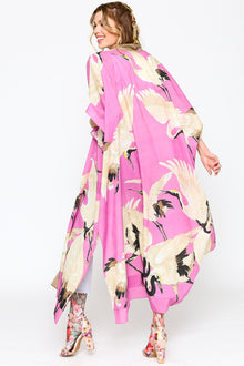  Aratta Clothing Cranes of Heaven Kimono in Rose Style ED22CD61