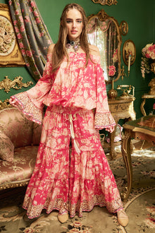  Aratta Clothing Fairy Rose Pants in Fuchsia Rose Style ED23J93A