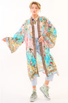 Aratta Clothing Phoenix Kimono in Peach Sky Floral Style ED23F628