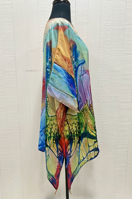 Art Wear by Dilemma Shibori Inspired Polyester Tunic