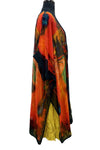 Art Wear by Dilemma Vital Inspired Silk Georgette Kimono and Scarf NNK-101-VI