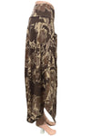 Avvolto Made In Italy Print Skirt in Chocolate
