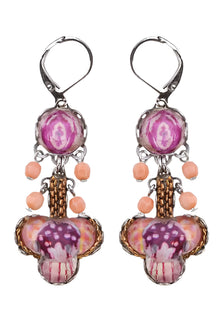  Ayala Bar Fern Earring (Wire) Rose Embrace Collection R2228H